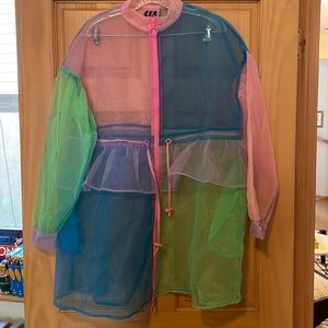 Sheer lazy oaf coat/dress